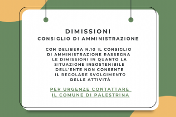 Dimissioni Consiglio di Amministrazione